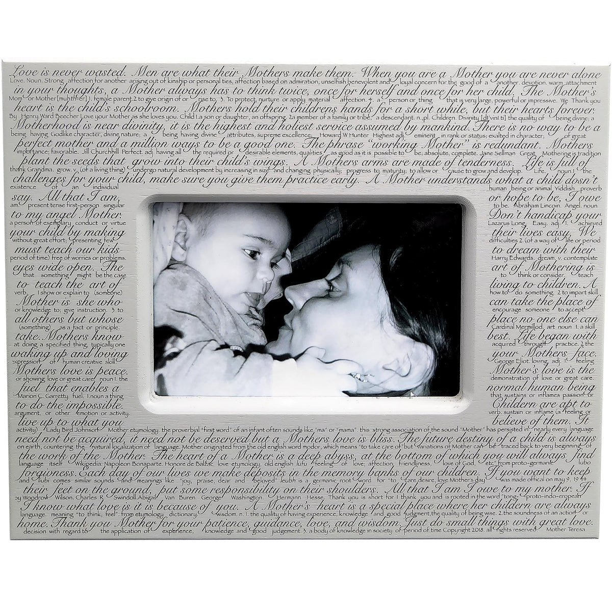 Storied Affect original gift, son to mother frame, quotes about mom