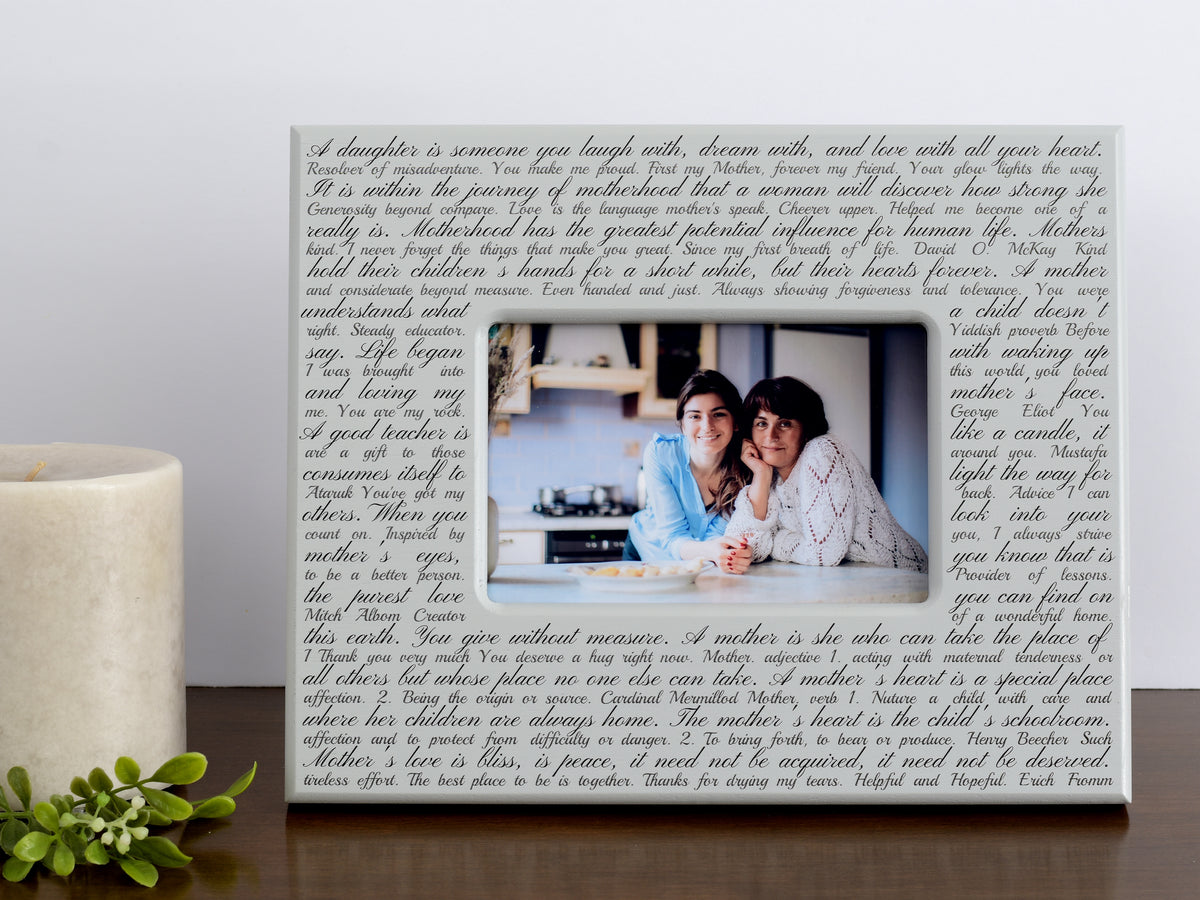 Daughter to Mom Gift, Mother Birthday from Daughter, Mother of the bride Gift, Mom frame, Daughters to Mom, Sisters to Mom